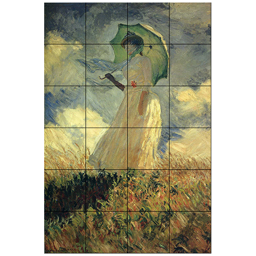 Monet "Woman Parasol L"